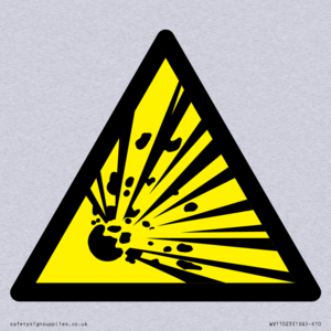 Warning Symbol: Explosive material